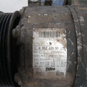 COMPRESSOR AC MERCEDES  C250 2.1CDI BITURBO 204CV , REF: A0022305011 - 9884690844