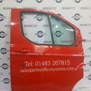 PORTA FRENTE DIREITA VERMELHA FORD TRANSIT CUSTOM 2.2TDCI 2012-2023 ANO: 2015