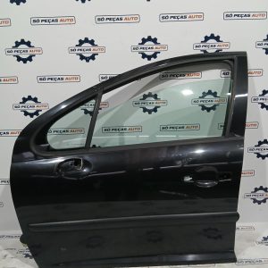 PORTA FRENTE ESQUERDA PRETO PEUGEOT 207 HATCHBACK 1.4 16V 2008-2013 ANO: 2009