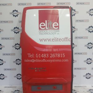 PORTA TRASEIRA ESQUERDA VERMELHA FORD TRANSIT CUSTOM 2.2TDCI 2012-2023 ANO: 2015