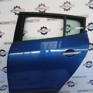 PORTA TRASEIRA ESQUERDA AZUL RENAULT MEGANE 3 1.5DCI ANO: 2010