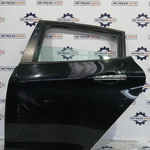 PORTA TRASEIRA ESQUERDA PRETA PEUGEOT 208 1.4HDI MK1 2012-2019 ANO: 2013
